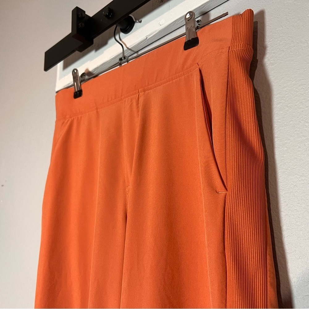Athleta Brooklyn Ankle Pants High Rise Size 6 Orange Pull On - Picture 6 of 14